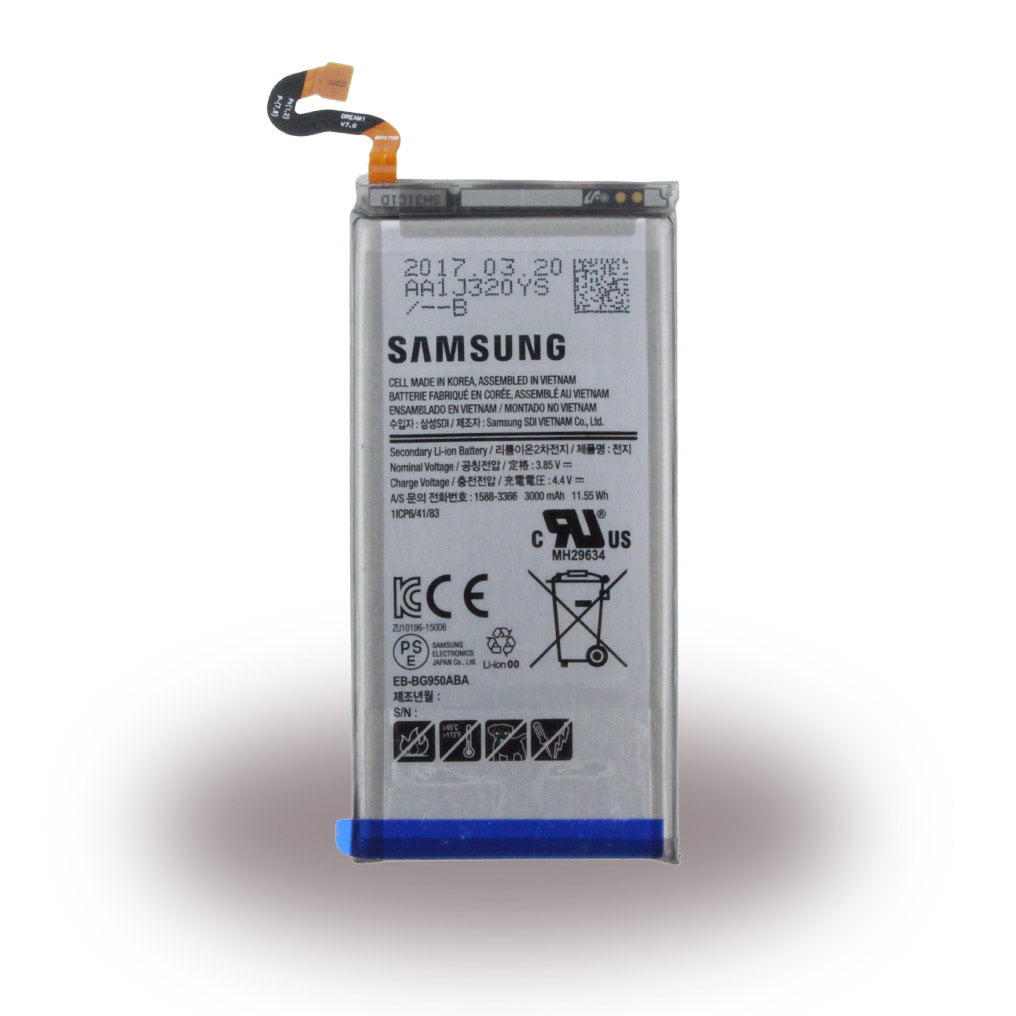 Samsung - EB-BG950ABA - Lithium-Ion Battery - G950F Galaxy S8 - 3000mAh BULK Samsung - EB-BG950ABA - Lithium-Ion Battery - G950F Galaxy S8 - 3000mAh BULK